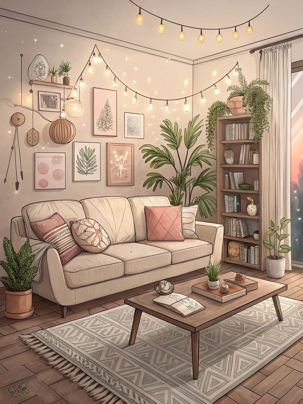 A spacious home addition featuring a new family room with large windows and comfortable seating, demonstrating JG Construction Service's ability to seamlessly expand living spaces.